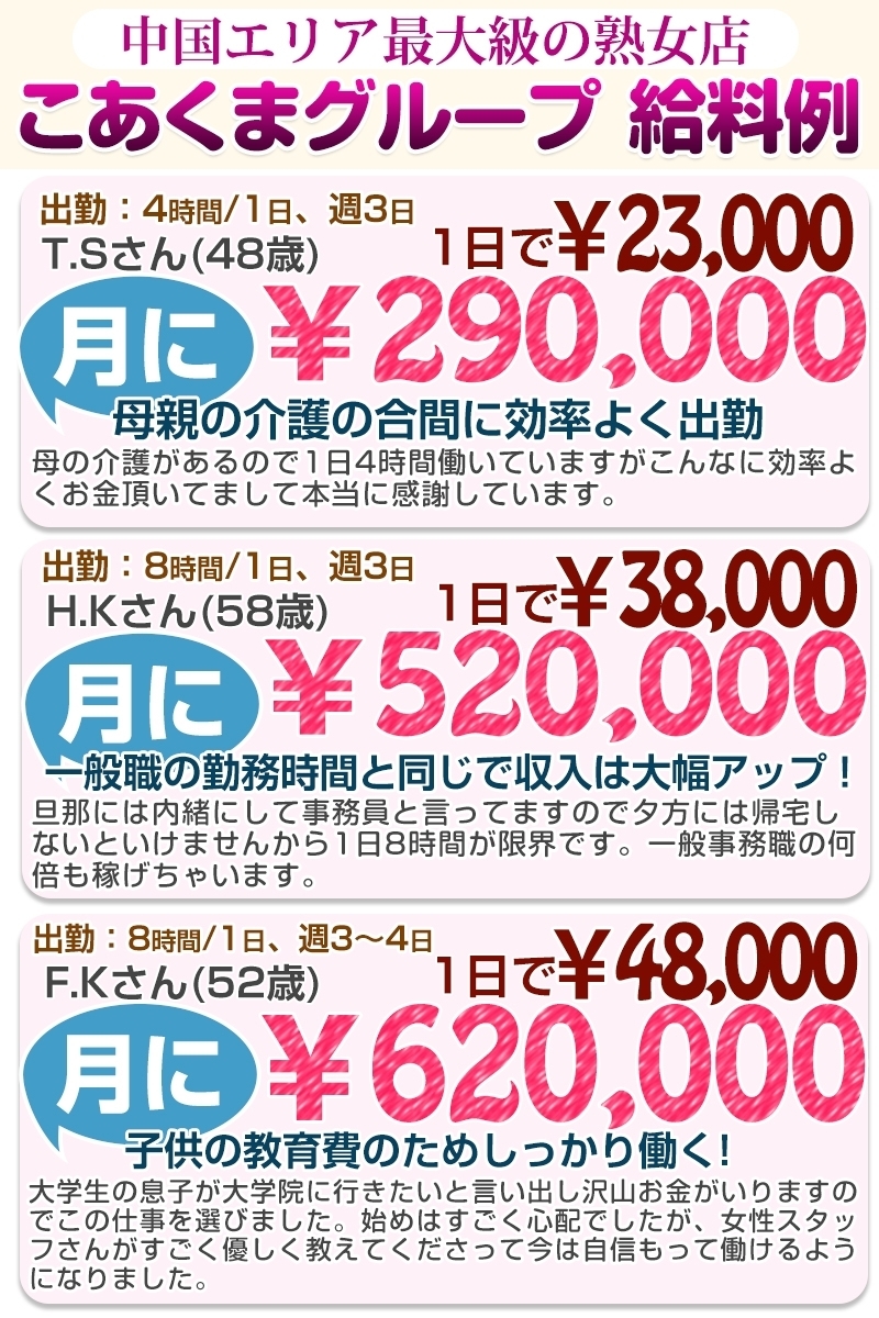 実際のお給料をご紹介いたします。